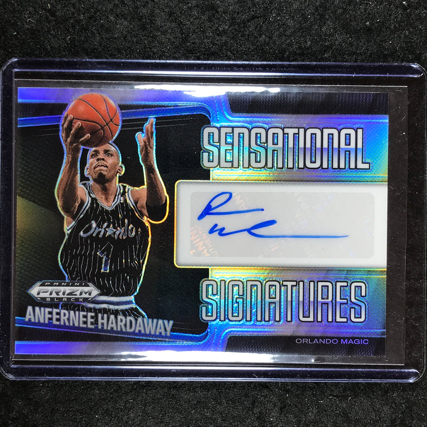 2024-25 Prizm Black ANFERNEE HARDAWAY Sensational Signatures Auto Silver #HRD