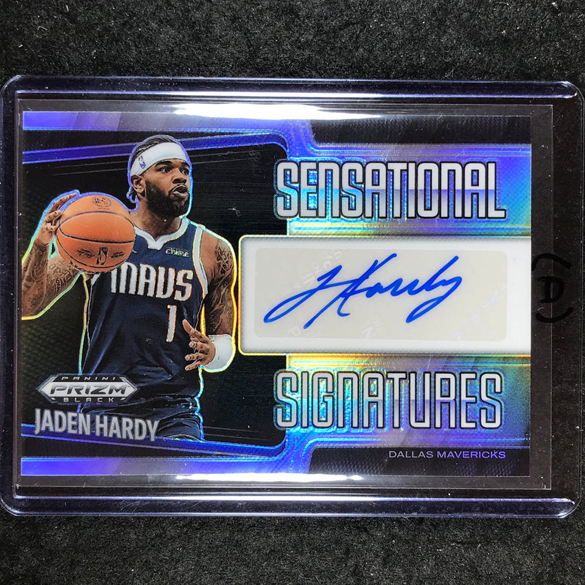 2024-25 Prizm Black JADEN HARDY Sensational Signatures Auto Silver #HRY (A)