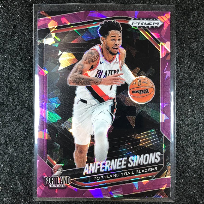 2024-25 Prizm Black ANFERNEE SIMONS Base Purple Ice /149 #60