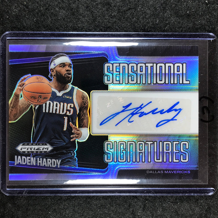 2024-25 Prizm Black JADEN HARDY Sensational Signatures Auto Silver #HRY (C)