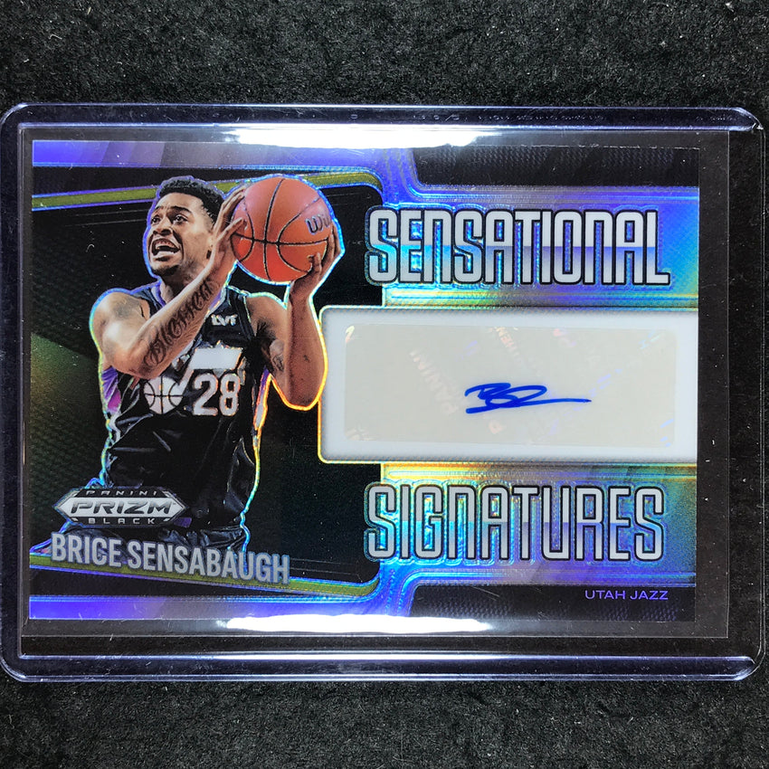 2024-25 Prizm Black BRICE SENSABAUGH Sensational Signatures Auto Silver #SEN
