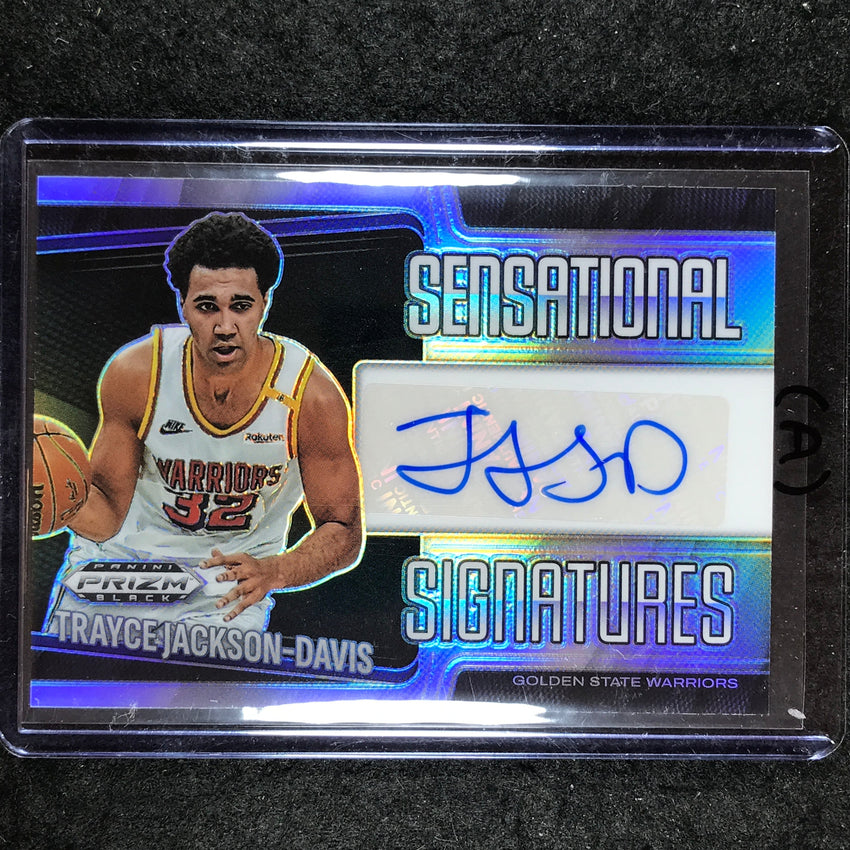 2024-25 Prizm Black TRAYCE JACKSON-DAVIS Sensational Signatures Silver #TJD (A)