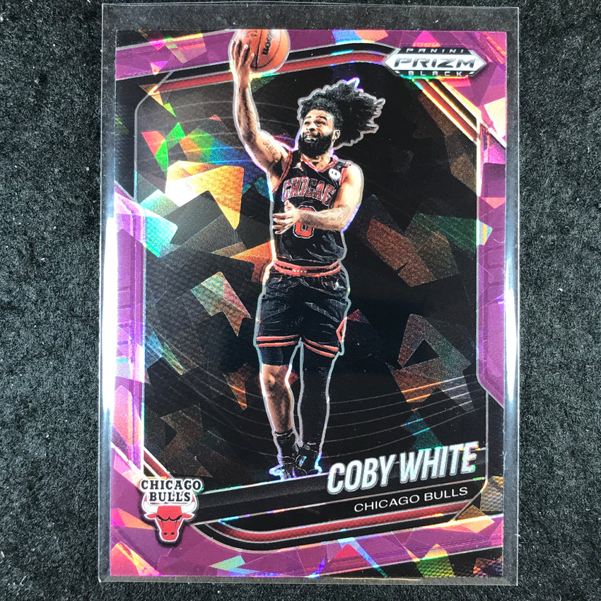 2024-25 Prizm Black COBY WHITE Base Purple Ice /149 #68