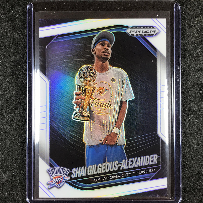2024-25 Prizm Black SHAI GILGEOUS-ALEXANDER Base White /175 #164