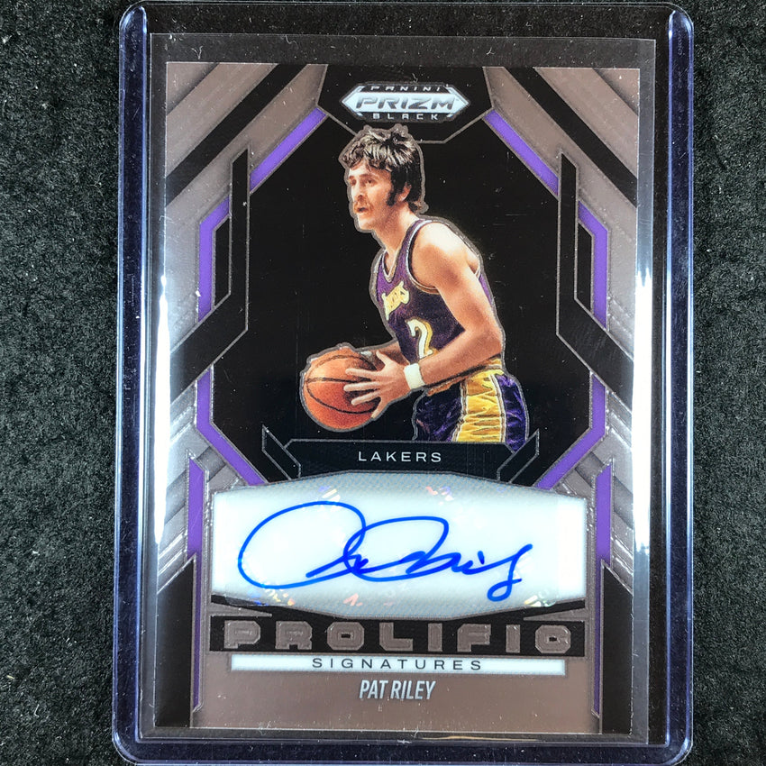 2024-25 Prizm Black PAT RILEY Prolific Signatures Auto Base #RIL