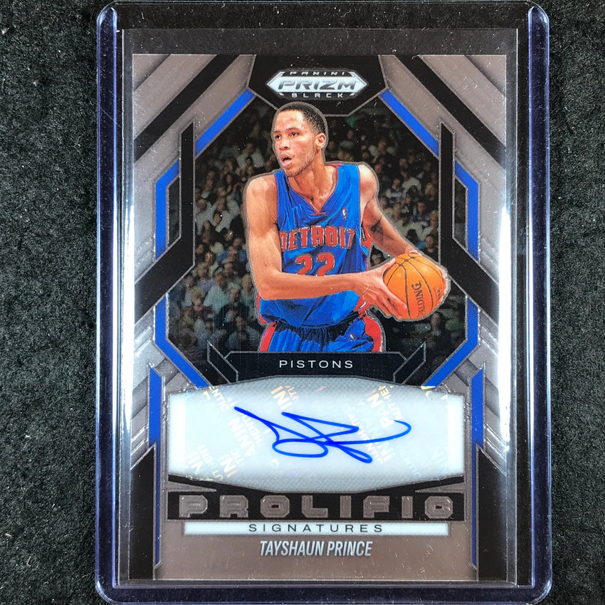 2024-25 Prizm Black TAYSHAUN PRINCE Prolific Signatures Auto Base #TAY