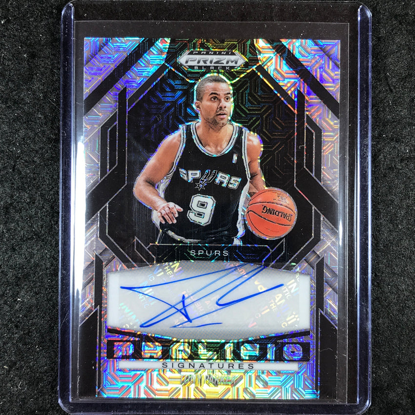 2024-25 Prizm Black TONY PARKER Prolific Signatures Auto Mojo 8/25