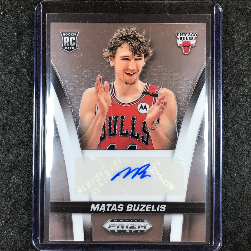 2024-25 Prizm Black MATAS BUZELIS Flashback Rookie Auto Base #BUZ