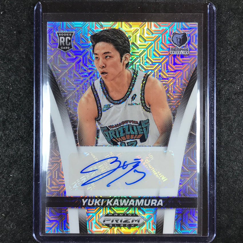 2024-25 Prizm Black YUKI KAWAMURA Flashback Rookie Auto Mojo 2/25