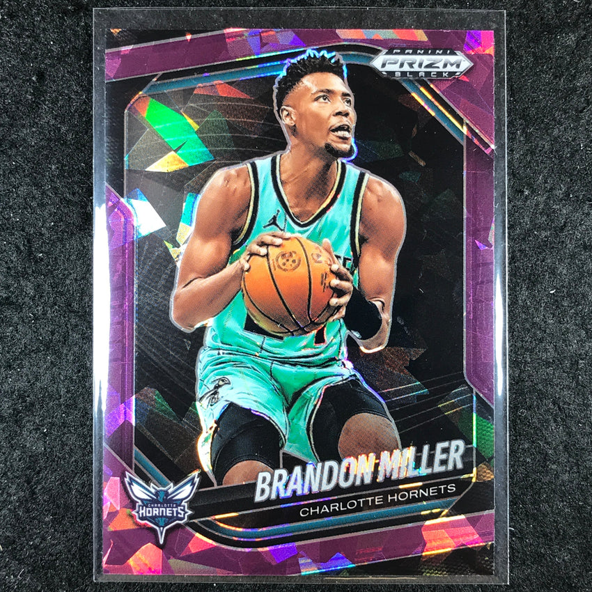 2024-25 Prizm Black BRANDON MILLER Base Purple Ice /149 #81