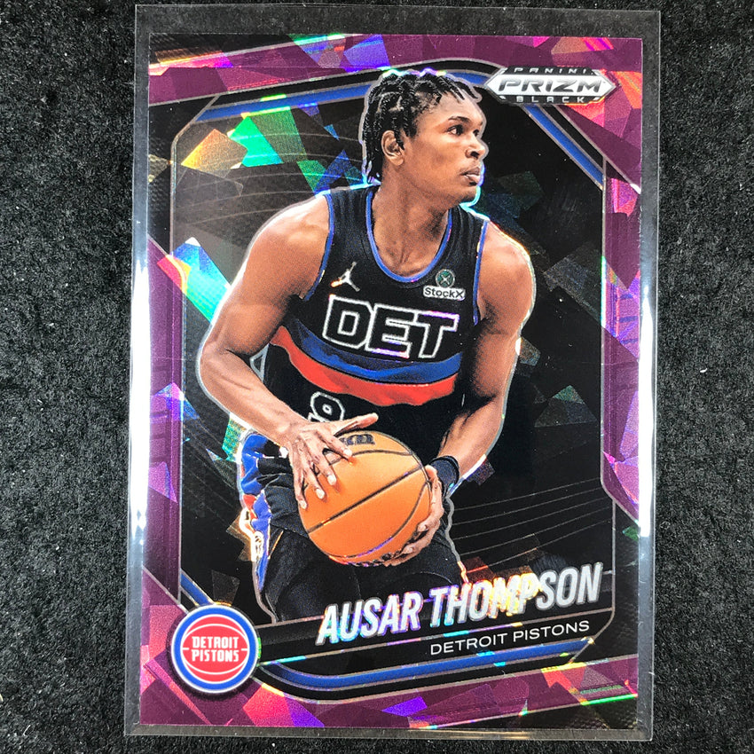 2024-25 Prizm Black AUSAR THOMPSON Base Purple Ice /149 #90
