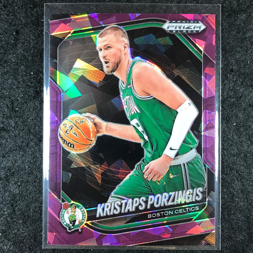 2024-25 Prizm Black KRISTAPS PORZINGIS Base Purple Ice /149 #112