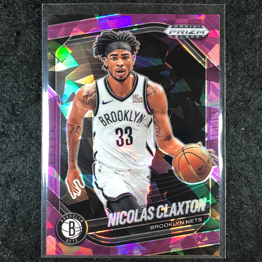 2024-25 Prizm Black NICOLAS CLAXTON Base Purple Ice /149 #120