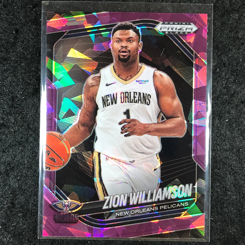 2024-25 Prizm Black ZION WILLIAMSON Base Purple Ice /149 #136