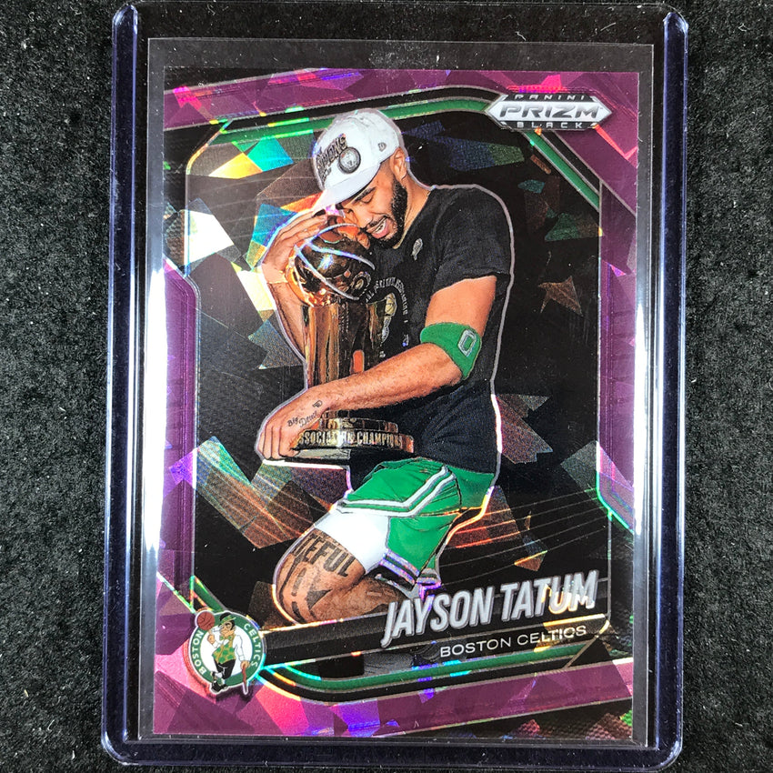 2024-25 Prizm Black JAYSON TATUM Base Purple Ice /149 #139