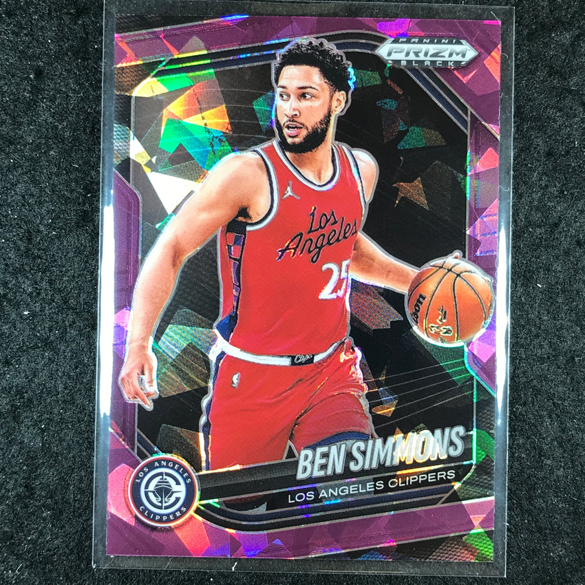 2024-25 Prizm Black BEN SIMMONS Base Purple Ice /149 #153