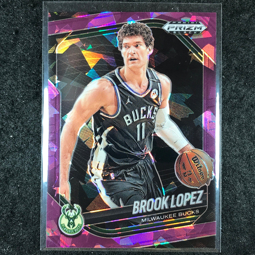 2024-25 Prizm Black BROOK LOPEZ Base Purple Ice /149 #157