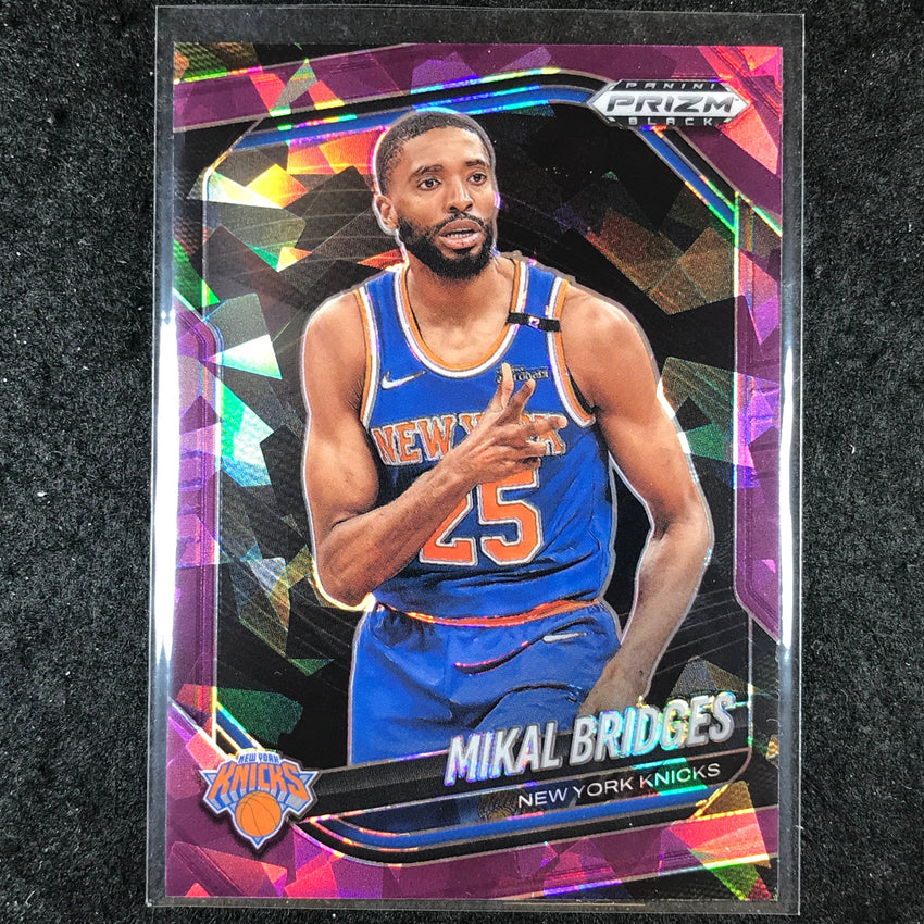 2024-25 Prizm Black MIKAL BRIDGES Base Purple Ice /149 #158