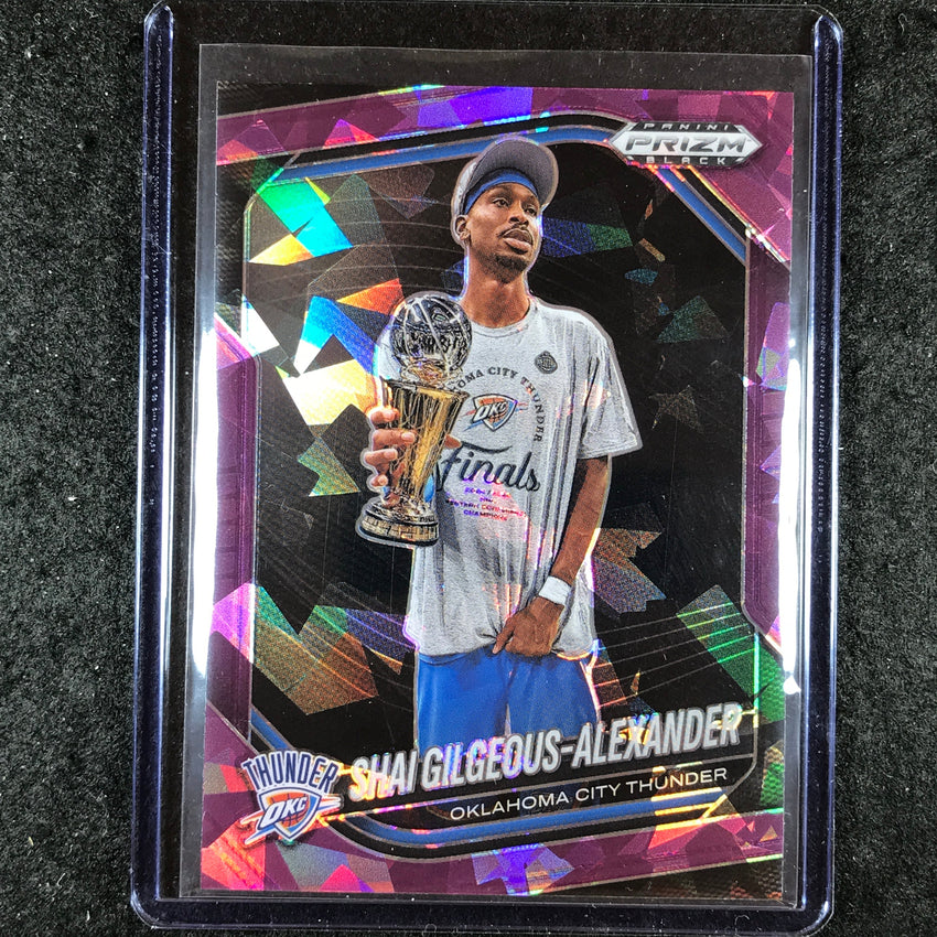 2024-25 Prizm Black SHAI GILGEOUS-ALEXANDER Base Purple Ice /149 #164