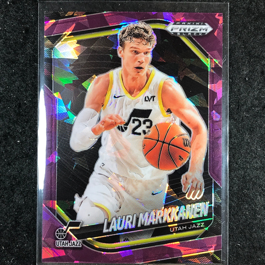 2024-25 Prizm Black LAURI MARKKANEN Base Purple Ice /149 #169