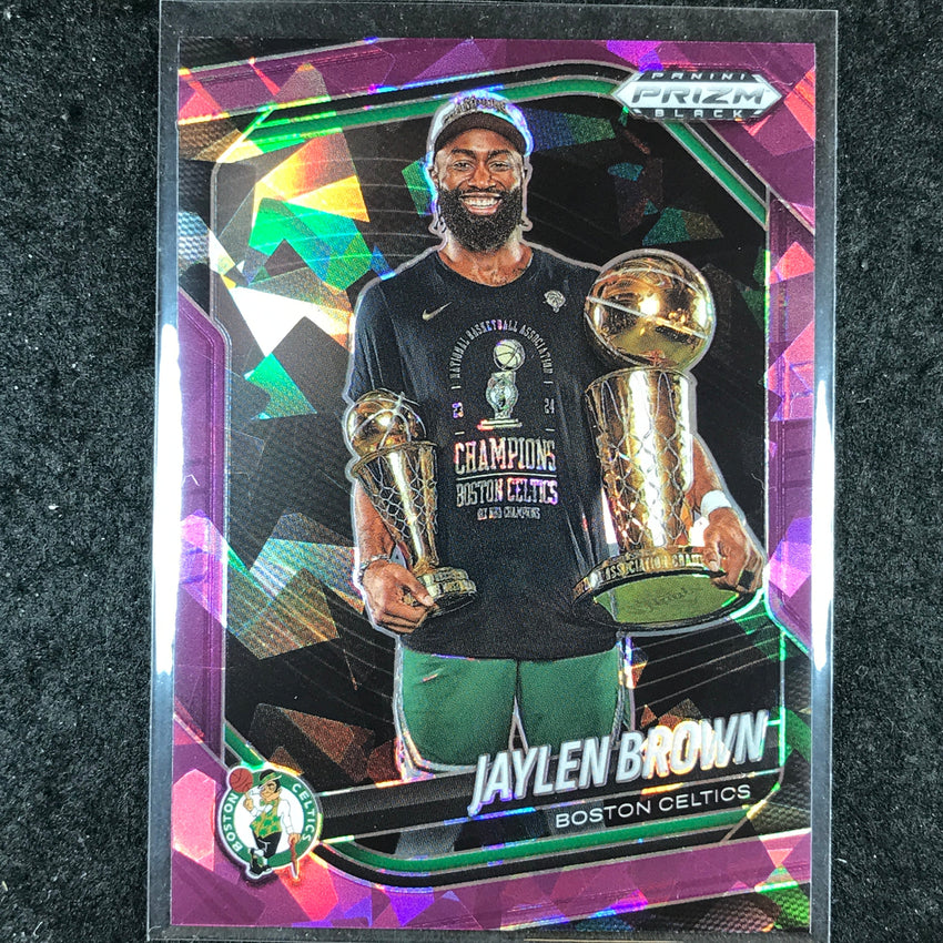 2024-25 Prizm Black JAYLEN BROWN Base Purple Ice /149 #170