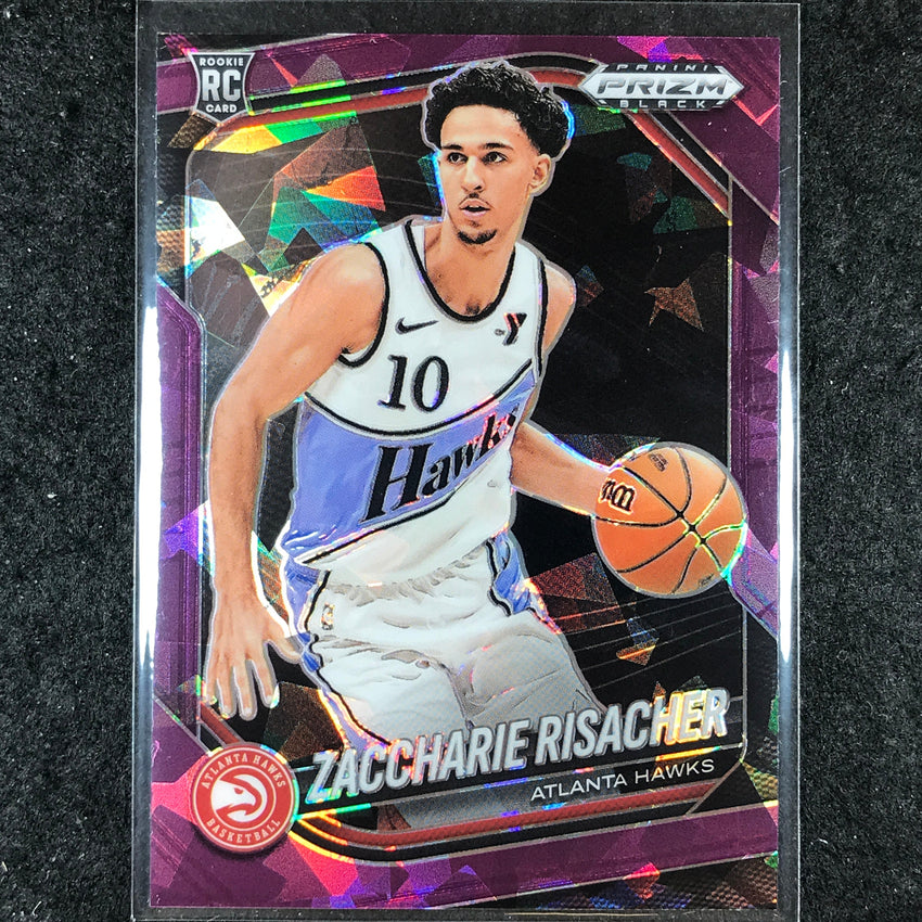 2024-25 Prizm Black ZACCHARIE RISACHER Rookie Base Purple Ice /149 #181