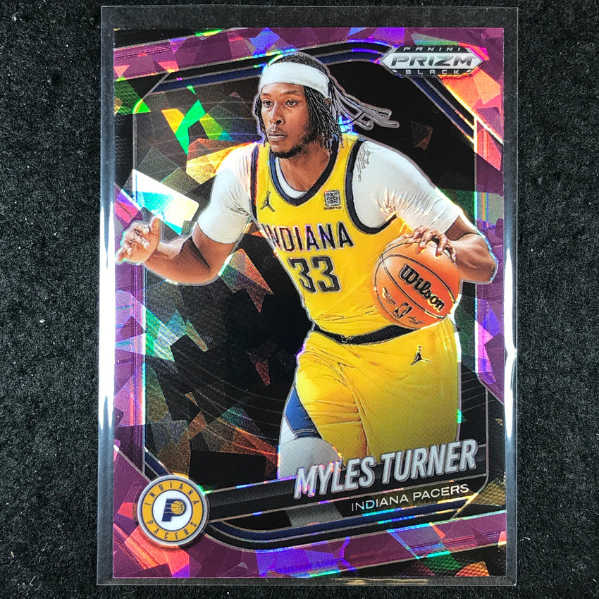 2024-25 Prizm Black MYLES TURNER Base Purple Ice /149 #191