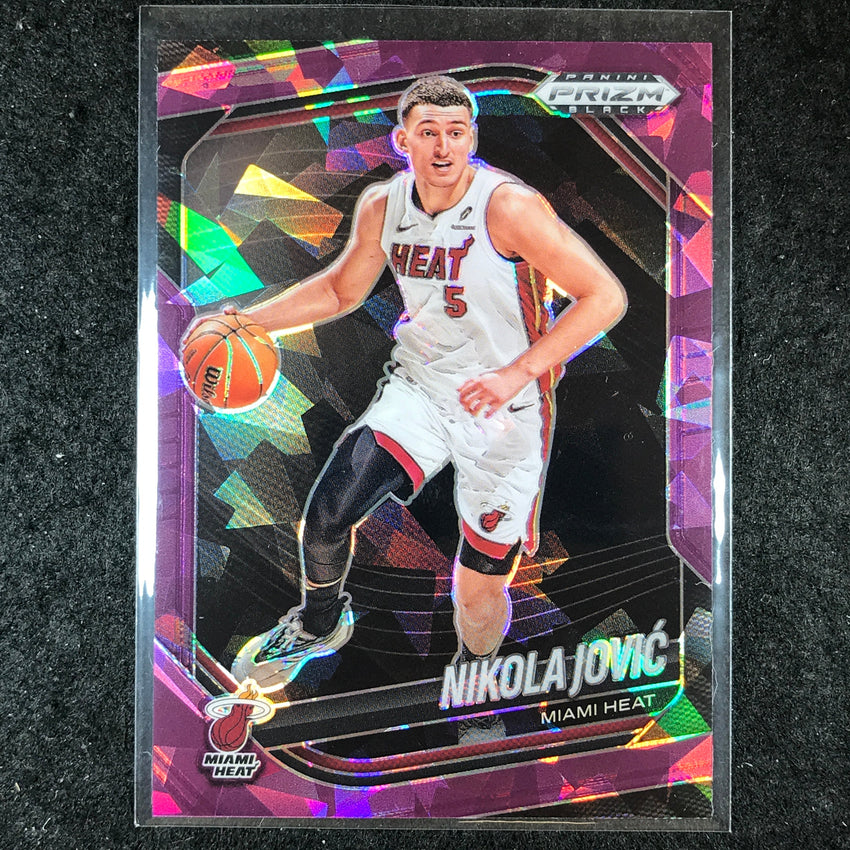 2024-25 Prizm Black NIKOLA JOVIC Base Purple Ice /149 #194