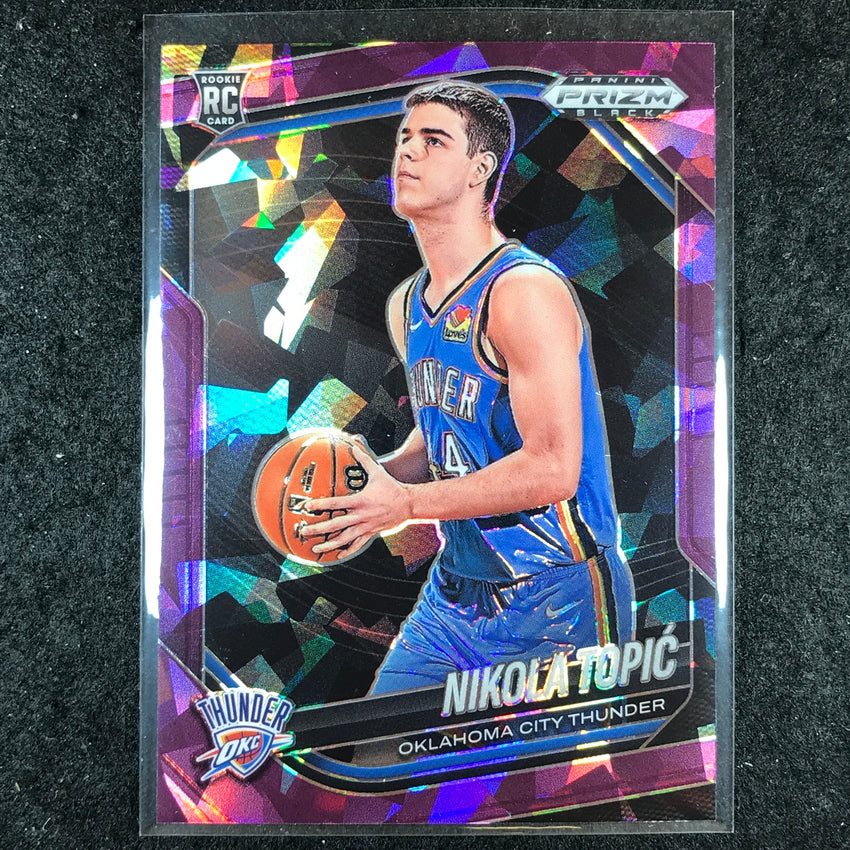 2024-25 Prizm Black NIKOLA TOPIC Rookie Base Purple Ice /149 #205