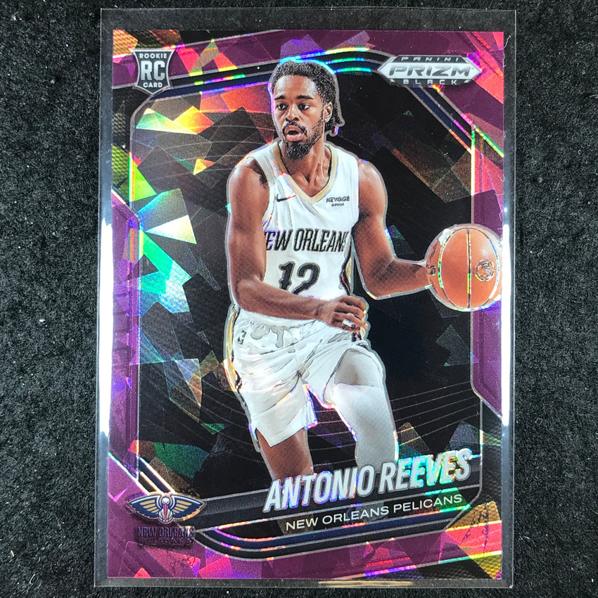2024-25 Prizm Black ANTONIO REEVES Rookie Base Purple Ice /149 #214