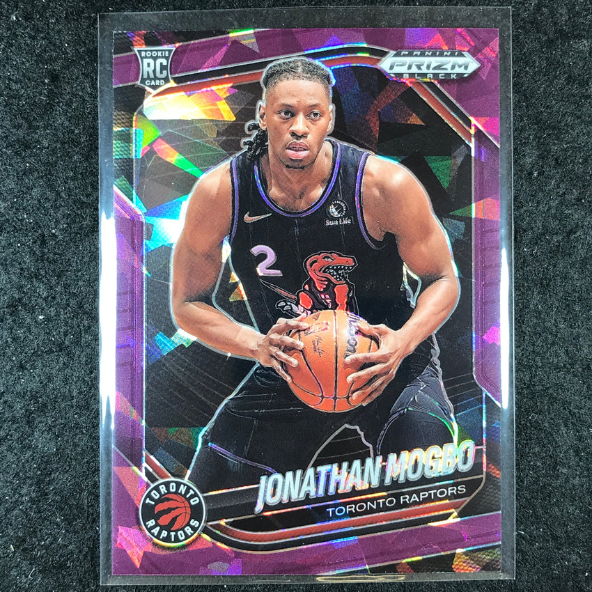 2024-25 Prizm Black JONATHAN MOGBO Rookie Base Purple Ice /149 #227