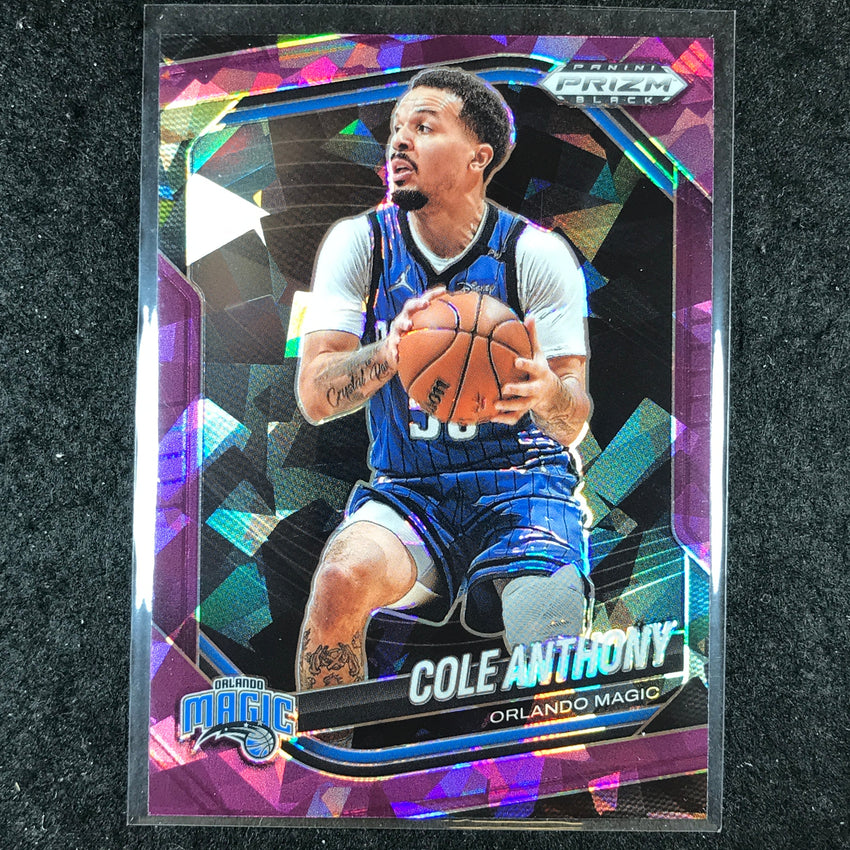 2024-25 Prizm Black COLE ANTHONY Base Purple Ice /149 #240