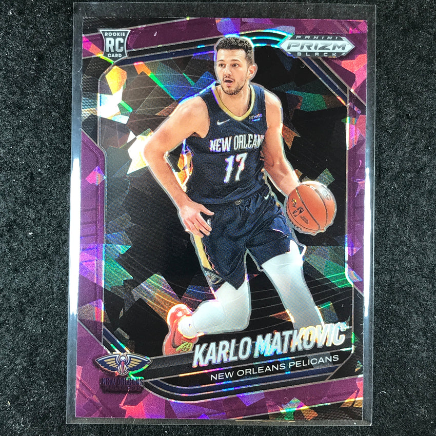 2024-25 Prizm Black KARLO MATKOVIC Rookie Base Purple Ice /149 #248