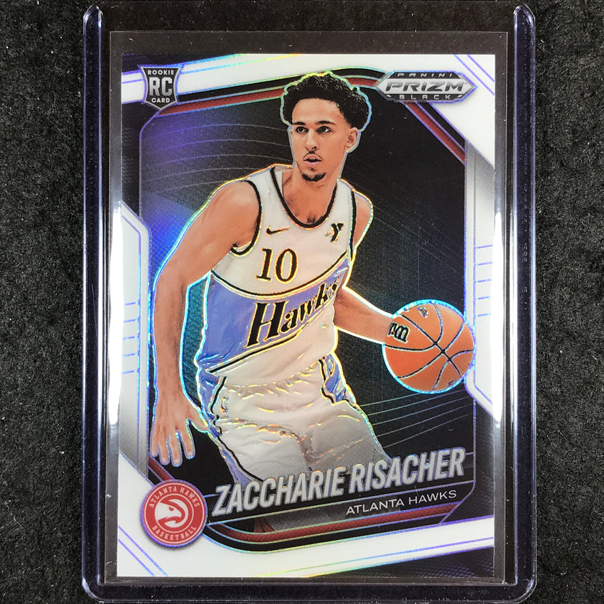 2024-25 Prizm Black ZACCHARIE RISACHER Rookie Base White /175 #181