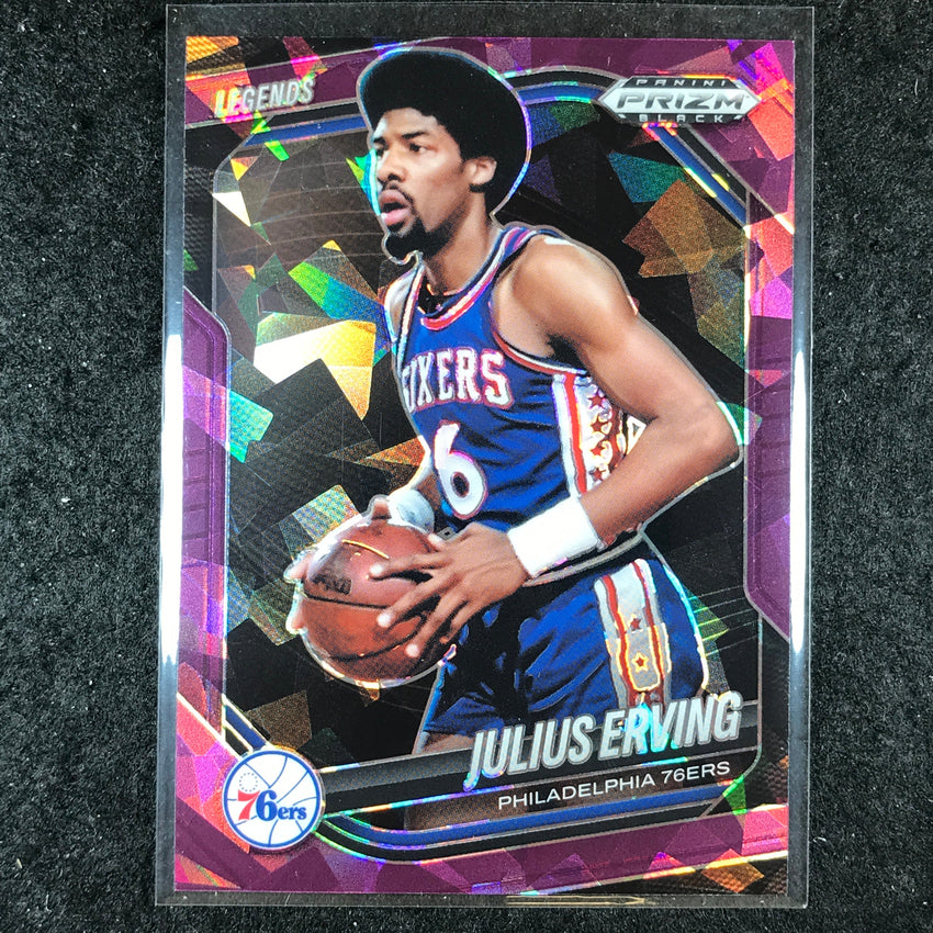 2024-25 Prizm Black JULIUS ERVING Base Purple Ice /149 #263