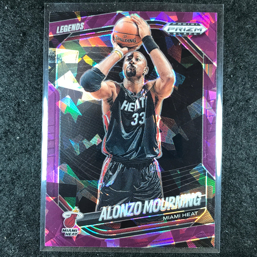 2024-25 Prizm Black ALONZO MOURNING Base Purple Ice /149 #284