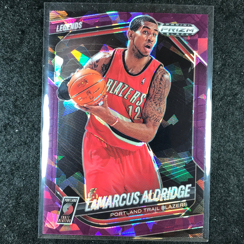 2024-25 Prizm Black LAMARCUS ALDRIDGE Base Purple Ice /149 #291