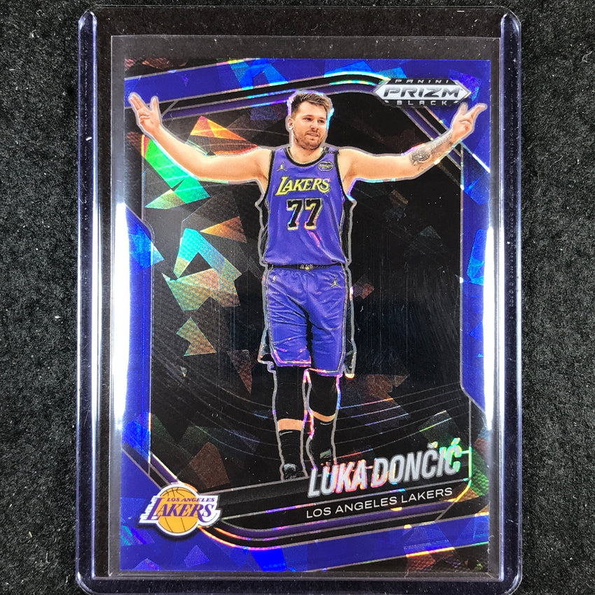 2024-25 Prizm Black LUKA DONCIC Base Blue Ice /125 #5