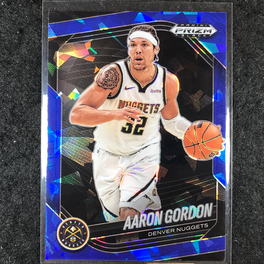 2024-25 Prizm Black AARON GORDON Base Blue Ice /125 #56