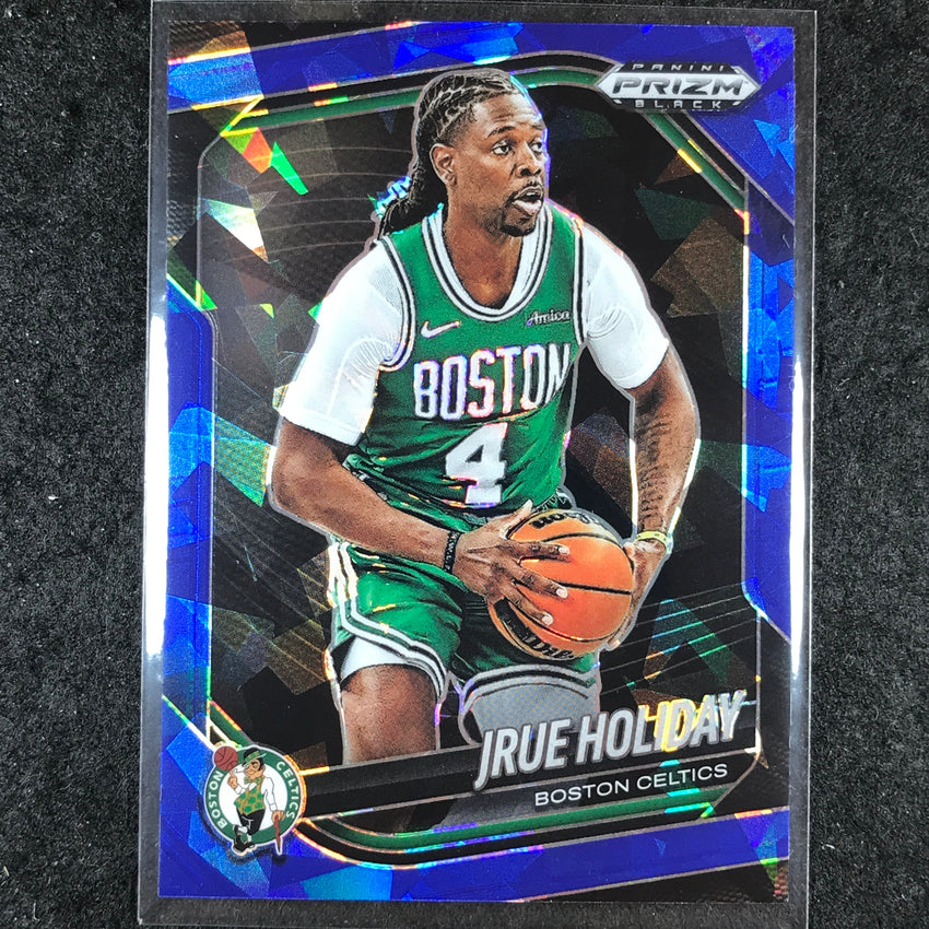 2024-25 Prizm Black JRUE HOLIDAY Base Blue Ice /125 #75