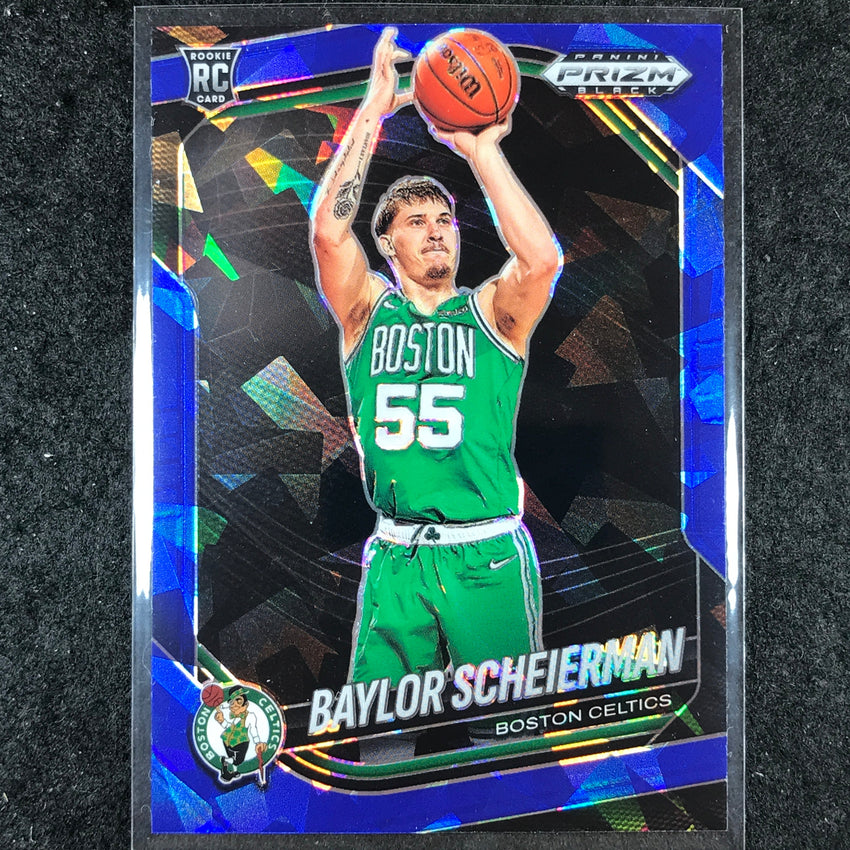 2024-25 Prizm Black BAYLOR SCHEIERMAN Rookie Base Blue Ice /125 #82
