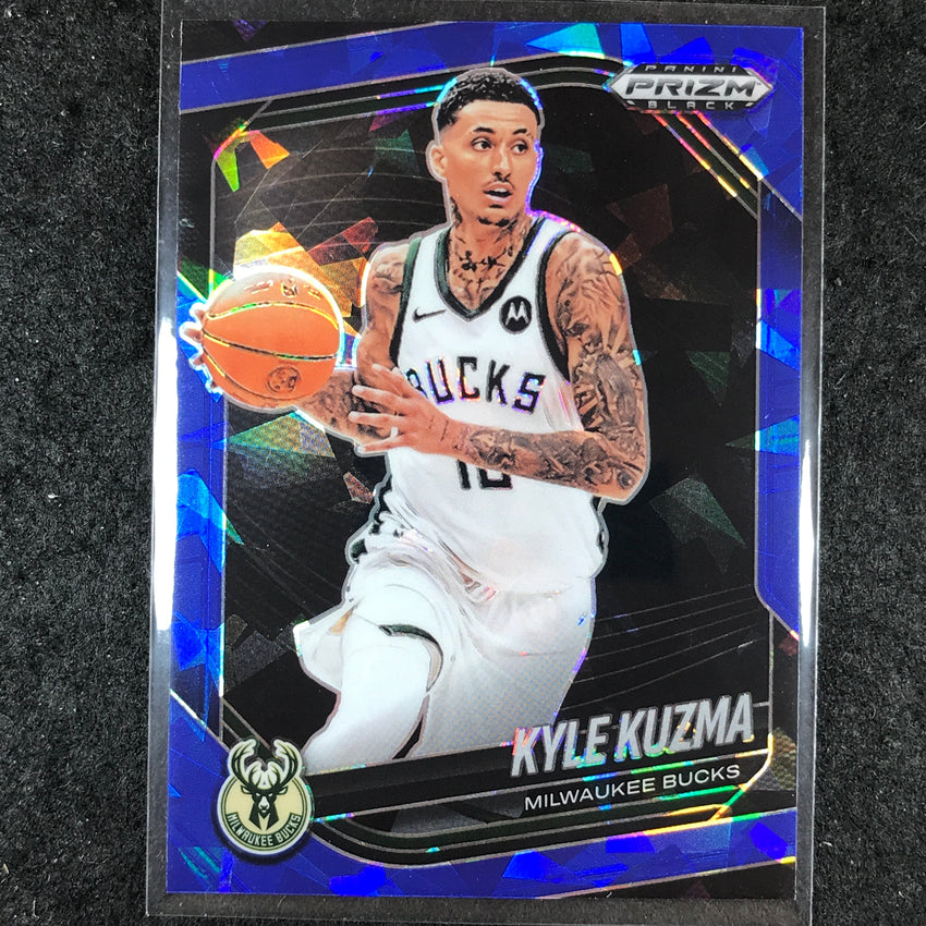 2024-25 Prizm Black KYLE KUZMA Base Blue Ice /125 #84