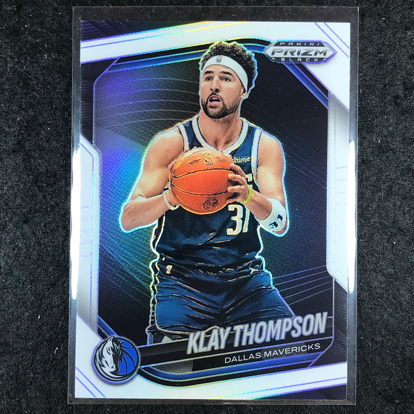 2024-25 Prizm Black KLAY THOMPSON Base White /175 #187