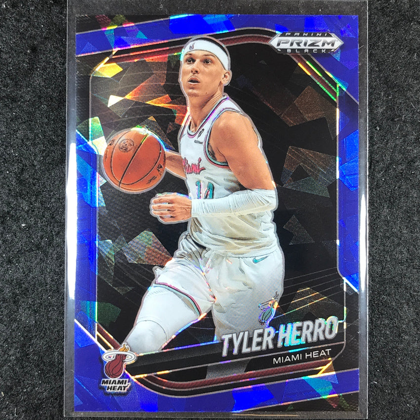 2024-25 Prizm Black TYLER HERRO Base Blue Ice /125 #88