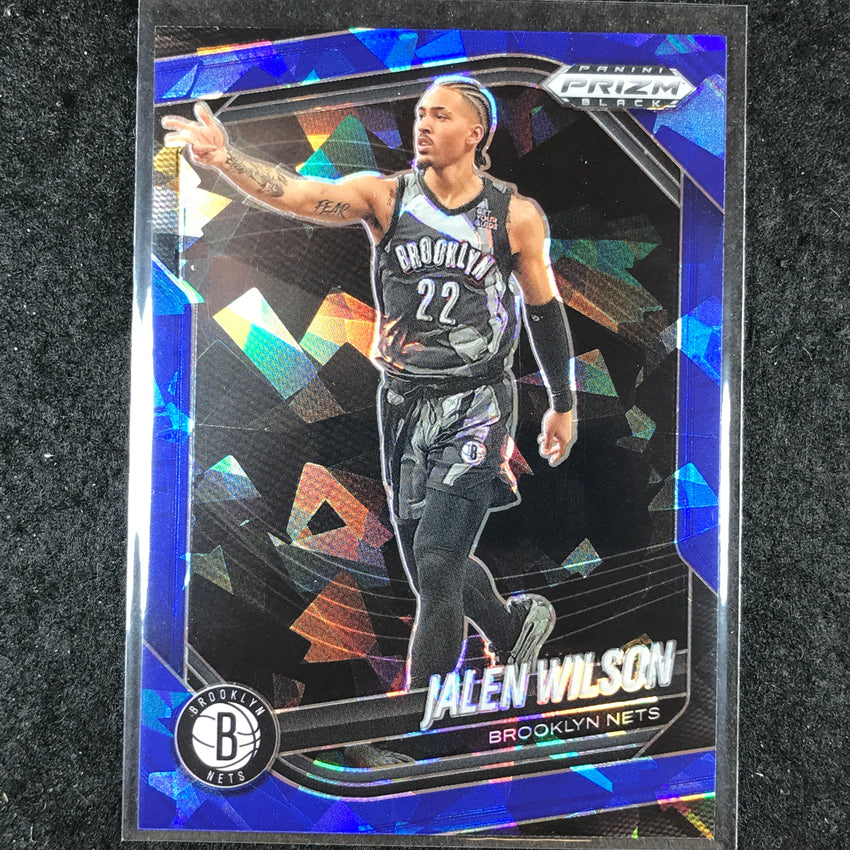 2024-25 Prizm Black JALEN WILSON Base Blue Ice /125 #108