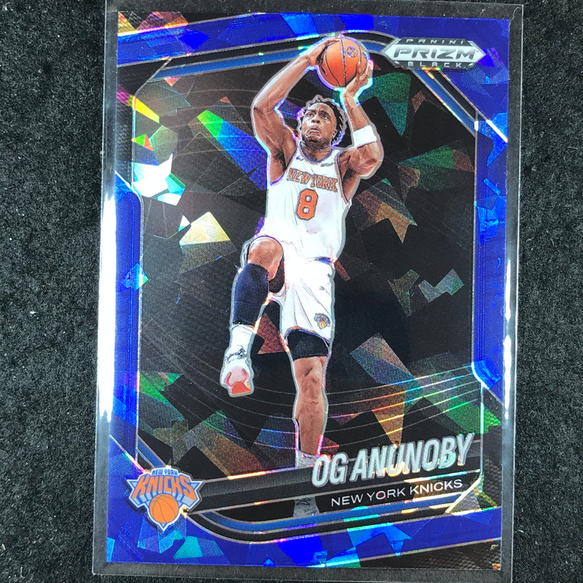 2024-25 Prizm Black OG ANUNOBY Base Blue Ice /125 #111