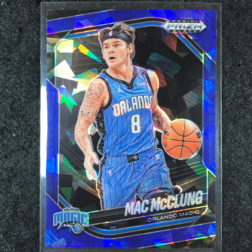 2024-25 Prizm Black MAC MCCLUNG Base Blue Ice /125 #134