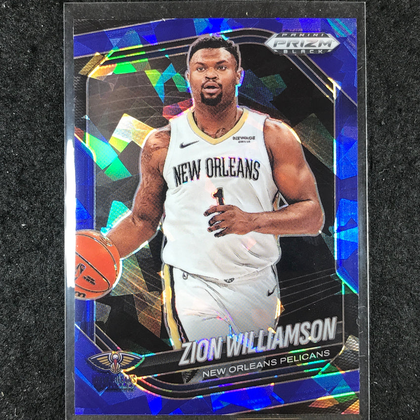 2024-25 Prizm Black ZION WILLIAMSON Base Blue Ice /125 #136