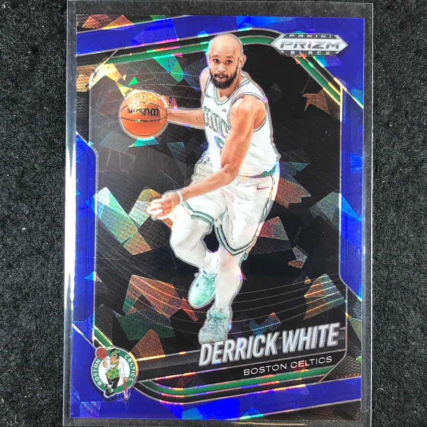 2024-25 Prizm Black DERRICK WHITE Base Blue Ice /125 #146