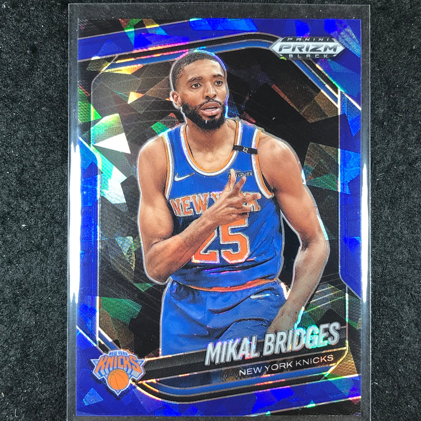 2024-25 Prizm Black MIKAL BRIDGES Base Blue Ice /125 #158